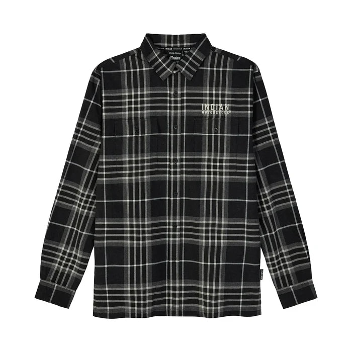 Men's San Antonio Plaid Shirt, Black