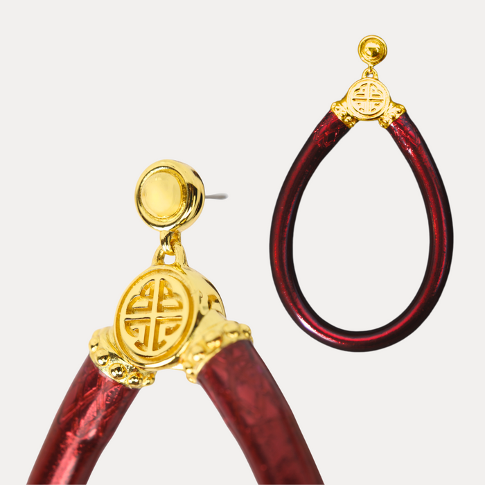 Merlot All Weather Earrings | BuDhaGirl