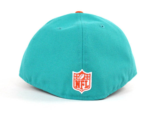 Miami Dolphins NFL New Era 59Fifty Fitted Hat (Team Color Gray Under Brim)