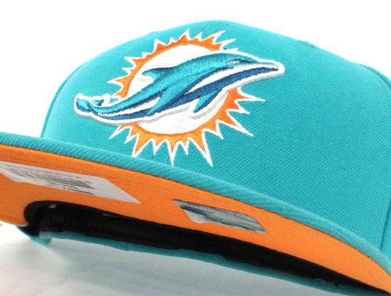 Miami Dolphins NFL New Era 59Fifty Fitted Hat (Team Color)
