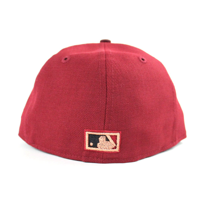 Montreal Expos New Era Fitted 59Fifty hat (Cardinal Maroon Gray Under Brim)