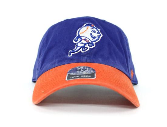 Mr Mets New York Mets 47 Brand Clean Up Dad Hats (Team Colors)