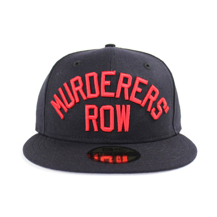 MURDERERS ROW New York Yankees New Era 59Fifty Fitted Hat (Navy Red Gray Under Brim)