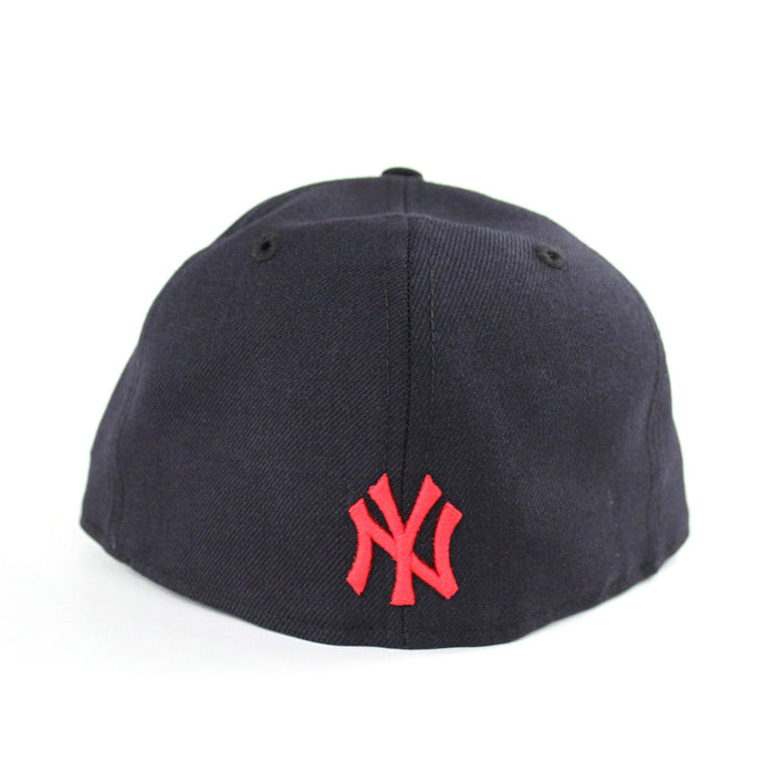 MURDERERS ROW New York Yankees New Era 59Fifty Fitted Hat (Navy Red Gray Under Brim)