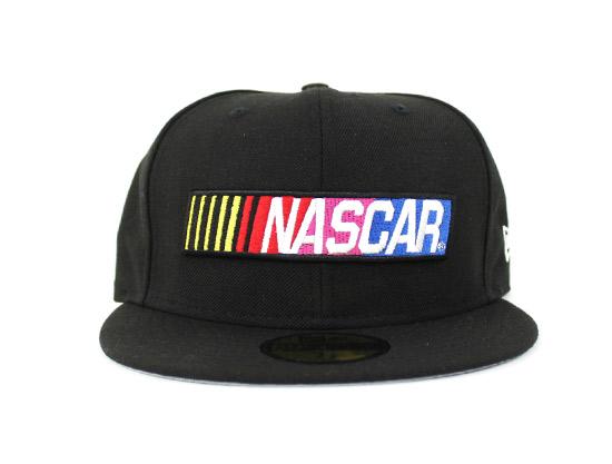 NASCAR x New Era Cap New Era 59Fifty fitted hat (Black Gray Under Brim)