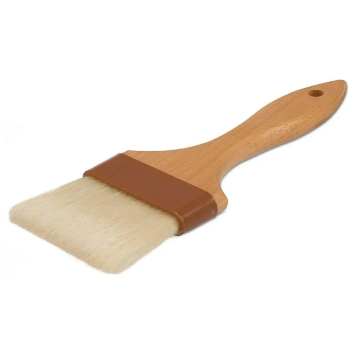 Natural Boar Bristle Pastry Brush - 1 inch Wide