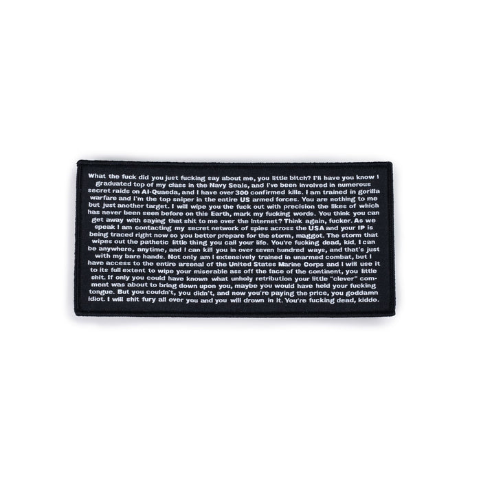 Navy Seal Copypasta Completely Reprehensible Admin Patch