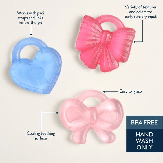 *NEW* Itzy Ritzy Cutie Coolers Water Filled Teethers - Bows