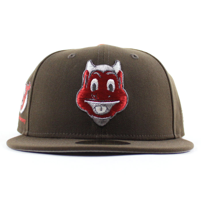 New Jersey Devils 10th Anniversary New Era 59Fifty Fitted Hat (Walnut Gray Under Brim)