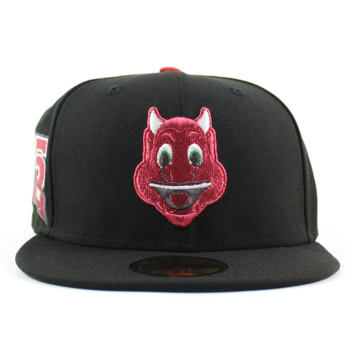 New Jersey Devils 25th Anniversary New Era 59Fifty Fitted Hat (Black Green Under Brim)