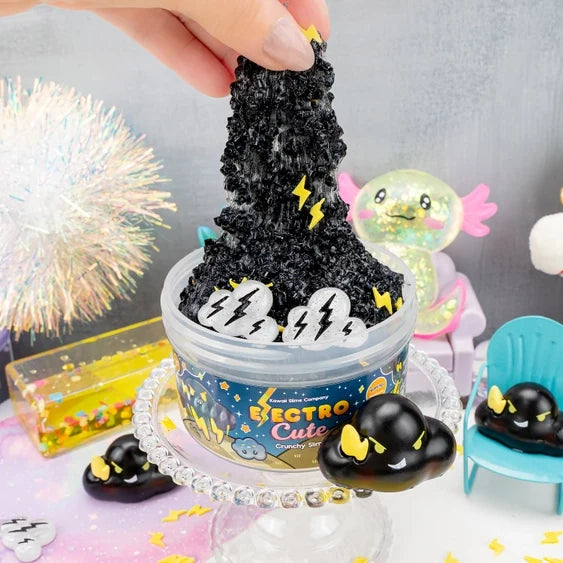*NEW* Kawaii Slime Company Electro-Cute Crunchy Bingsu Signature Dome™ Slime