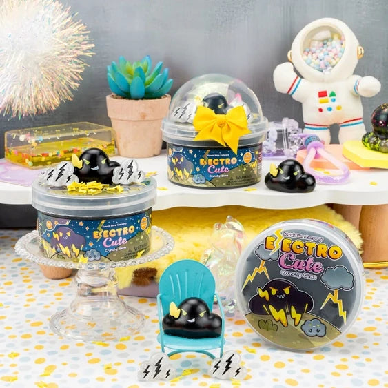 *NEW* Kawaii Slime Company Electro-Cute Crunchy Bingsu Signature Dome™ Slime