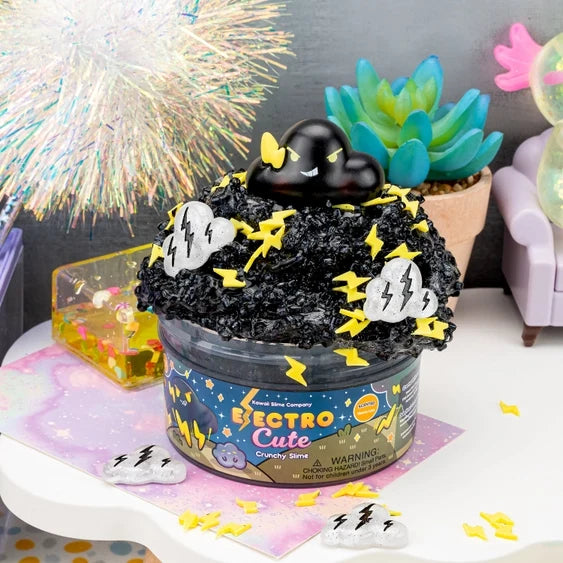 *NEW* Kawaii Slime Company Electro-Cute Crunchy Bingsu Signature Dome™ Slime