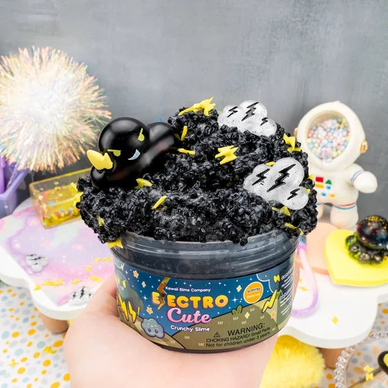 *NEW* Kawaii Slime Company Electro-Cute Crunchy Bingsu Signature Dome™ Slime