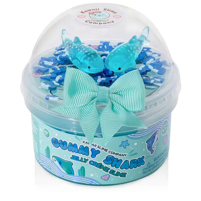 *NEW* Kawaii Slime Company Gummy Shark Jelly Creme Signature Dome™ Slime