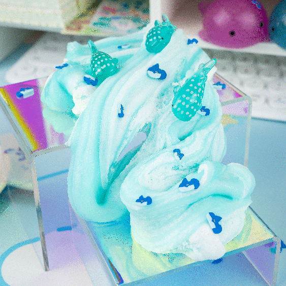 *NEW* Kawaii Slime Company Gummy Shark Jelly Creme Signature Dome™ Slime