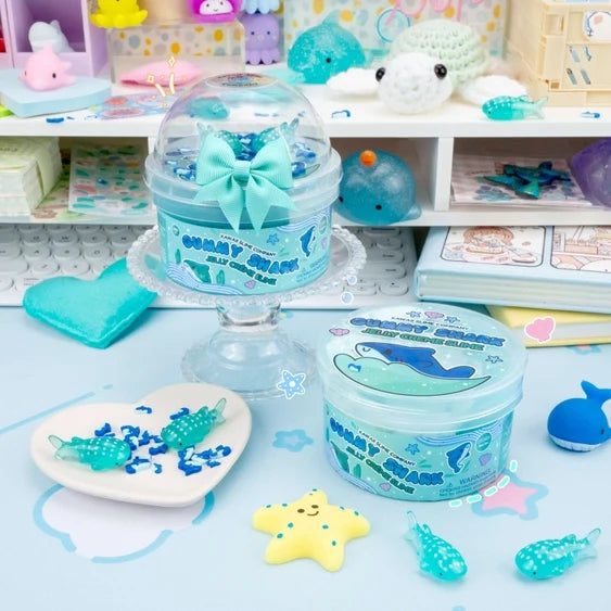 *NEW* Kawaii Slime Company Gummy Shark Jelly Creme Signature Dome™ Slime