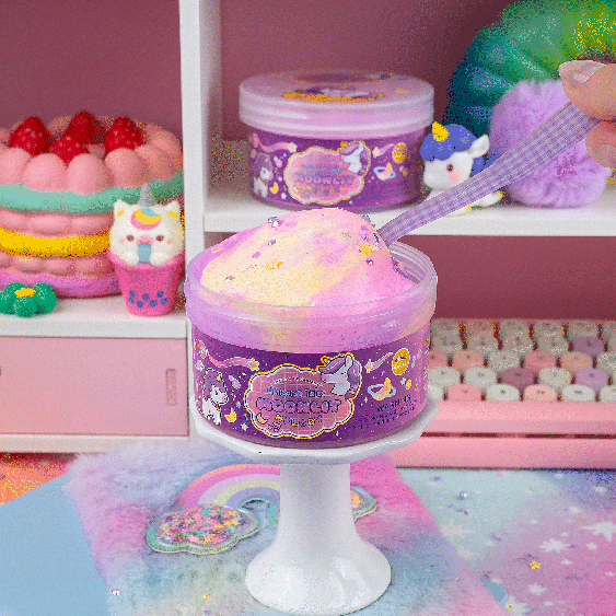 *NEW* Kawaii Slime Company Unicorn Tales Moonlit Melody Butter Signature Dome™ Slime