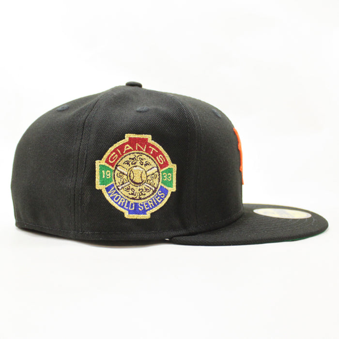 NEW YORK GIANTS 1933 World Series 59Fifty New Era Fitted Hat (Black Green Under Brim)