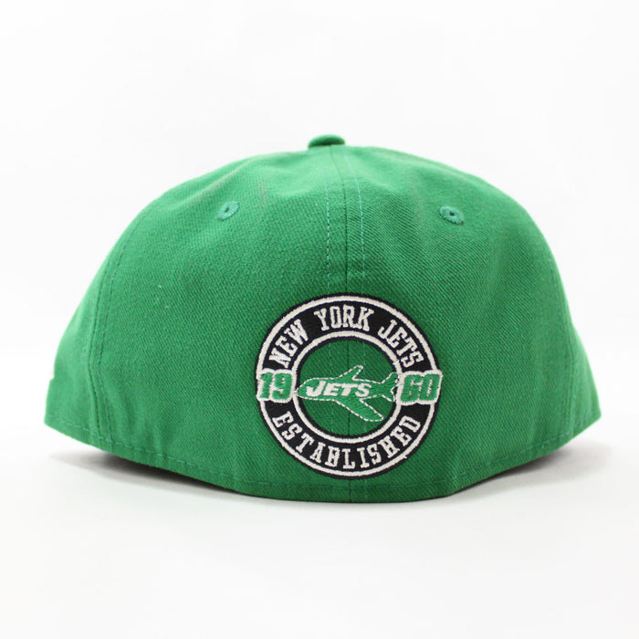 New York Jets 1960 Established New Era 59Fifty LOW Profile Fitted Hat (Green Gray Under Brim)