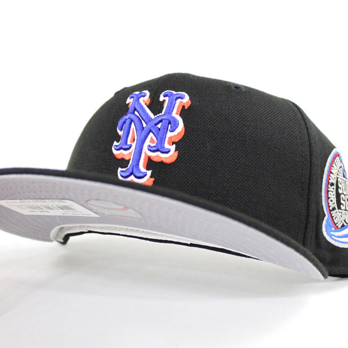 New York Mets 2000 Subway Series New Era 59Fifty Fitted Hats (Black ALT Gray Under Brim)