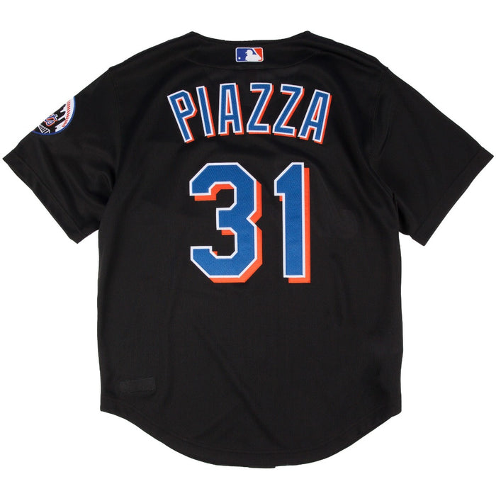 New York Mets #31 Mike Piazza 2000 Mitchell and Ness Authentic Mesh BP Jersey
