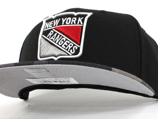 New York Rangers New Era 59Fifty Fitted Hat (Camouflage Jet Black Air Foamposite One Urban Fighter)-7