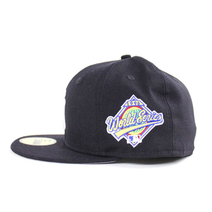 New York Yankees 1996 World Series Side Patch New Era 59Fifty Fitted Hats (Gray Under Brim)