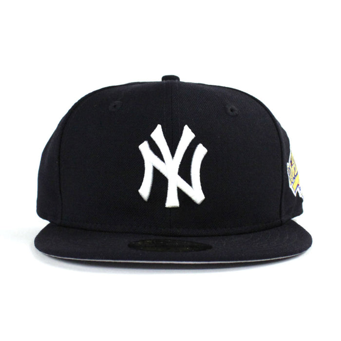 New York Yankees 1996 World Series Side Patch New Era 59Fifty Fitted Hats (Gray Under Brim)