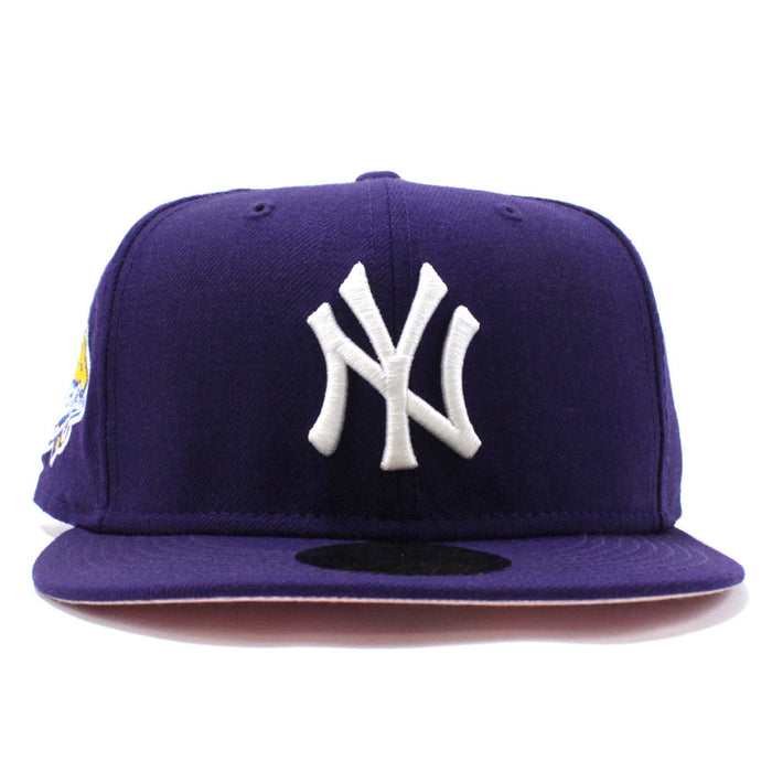 New York Yankees 1999 World Series New Era 59Fifty Fitted Hat (Purple Pink Under Brim)