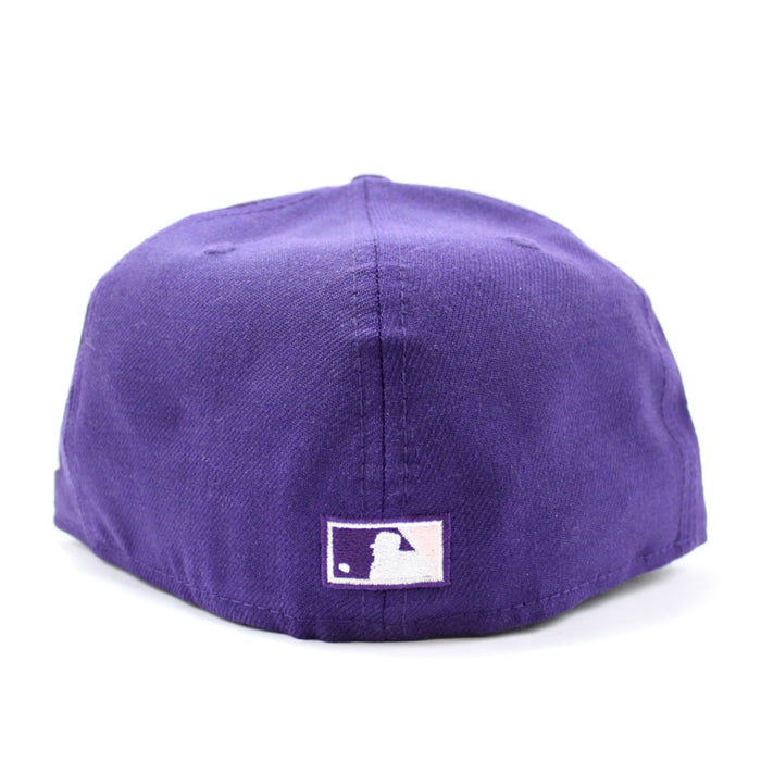 New York Yankees 1999 World Series New Era 59Fifty Fitted Hat (Purple Pink Under Brim)