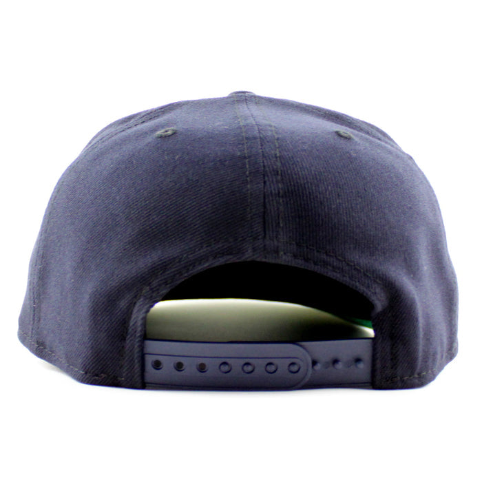 New York Yankees A-FRAME New Era 9Fifty Snapback Cap (Glow in the Dark Navy Green Under Brim)
