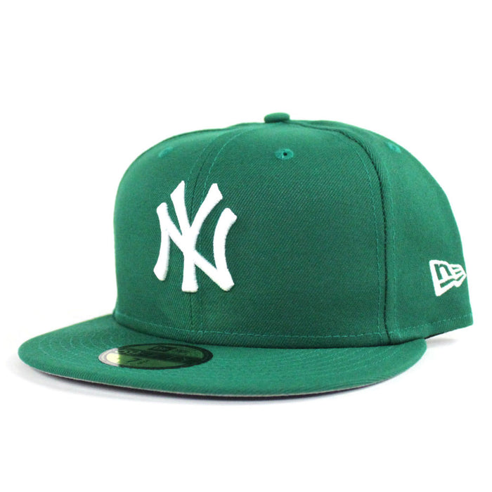 New York Yankees New Era 59Fifty Fitted Hat (Green Gray Under Brim)