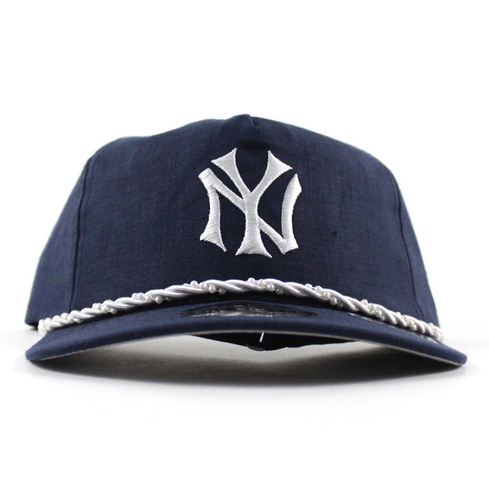 New York Yankees New Era Snapback Hat (Navy Gray Under Brim)