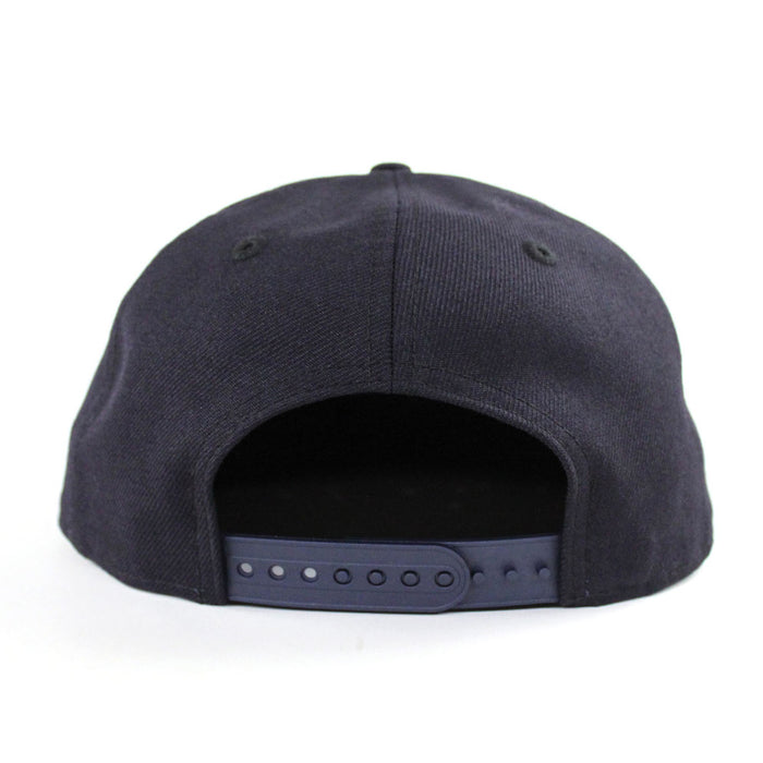 Nice New Era 9Fifty Snapback Hat (Navy Gray Under Brim)