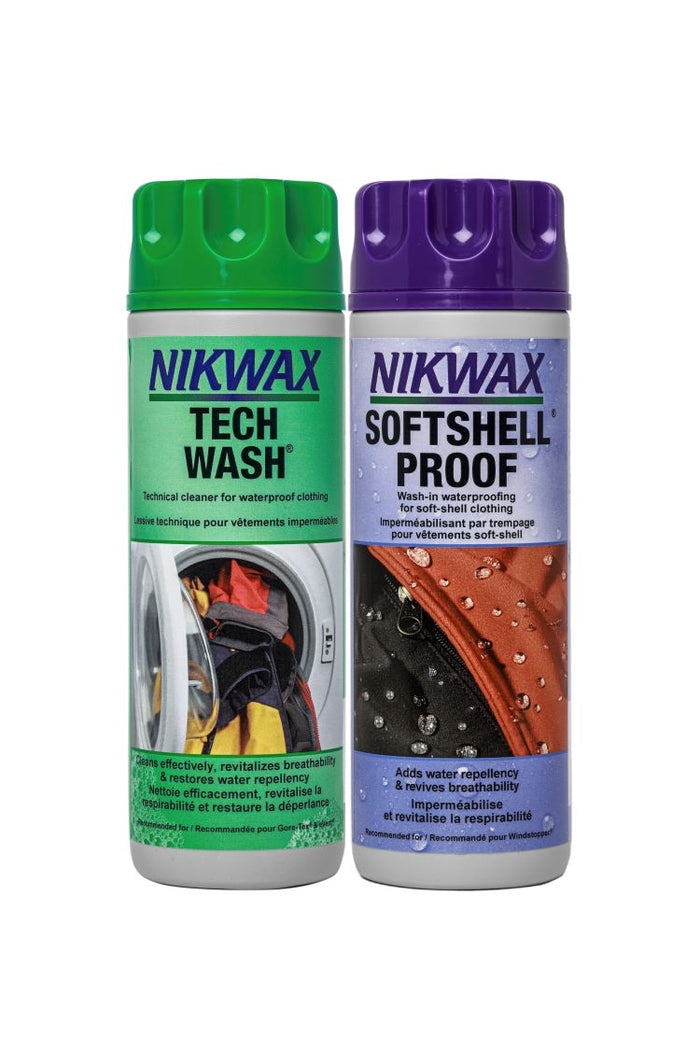 Nikwax Soft Shell 10oz Duo Pack Cleaning Supplies Nikwax