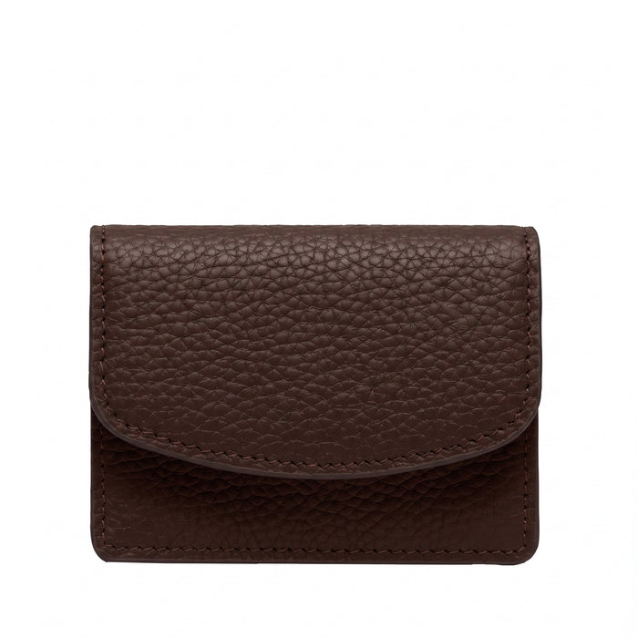 Nina Slim Card Case Umber