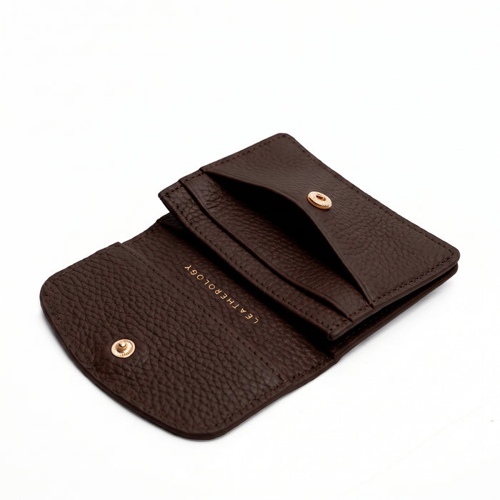 Nina Slim Card Case Umber