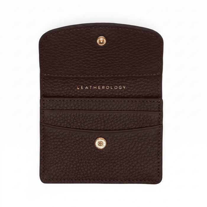 Nina Slim Card Case Umber