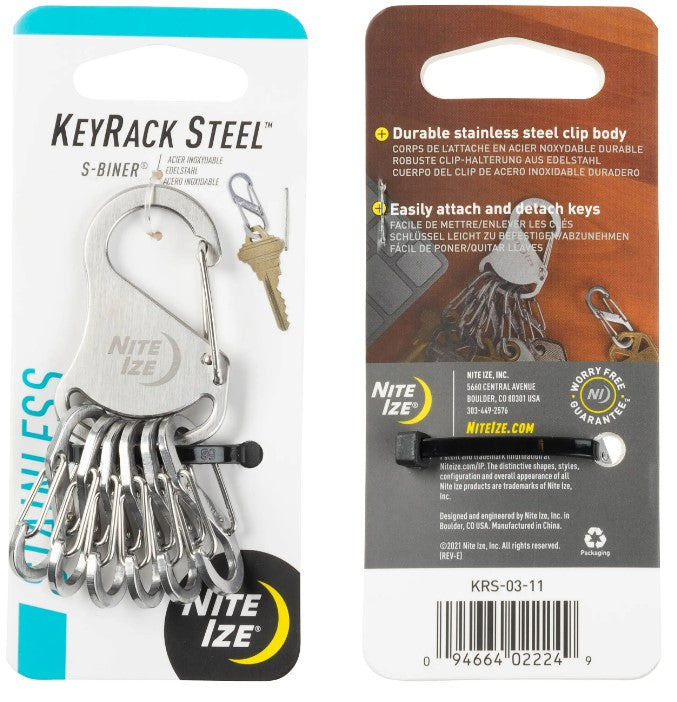 Nite Ize KeyRack Steel S-Biner® Gadgets Nite Ize