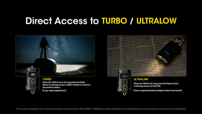 Nitecore TINI 3 600L Flashlight