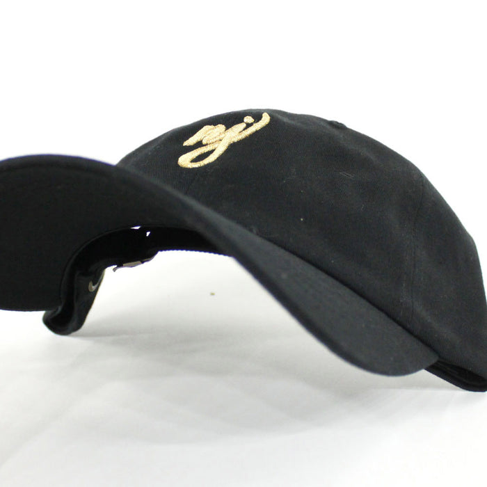 NJ Dad Hat (Black Metallic Gold)