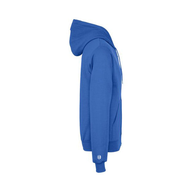 NJ Script HALFTIME x Champion Full-Zip Hoodie (Light Blue White)