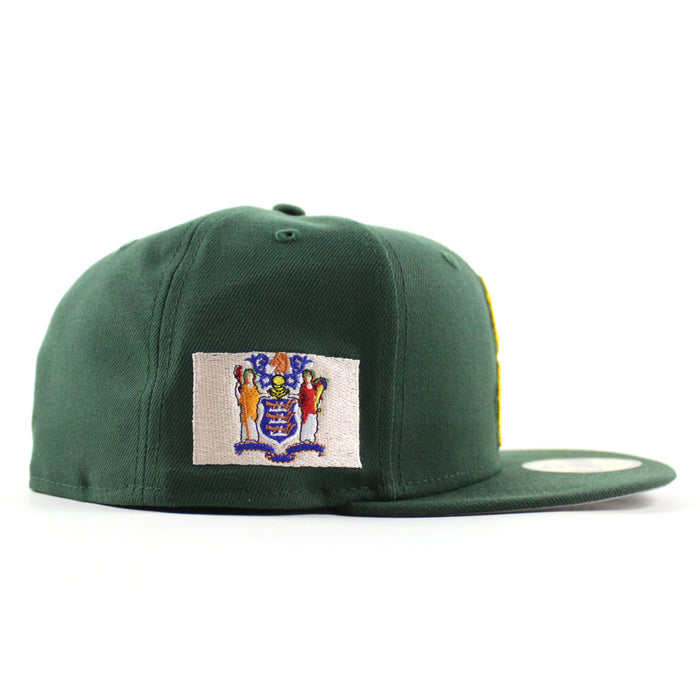 NJ State New Era 59Fifty Fitted Hat (Mountain Green Gray Under Brim)