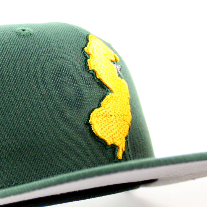 NJ State New Era 59Fifty Fitted Hat (Mountain Green Gray Under Brim)