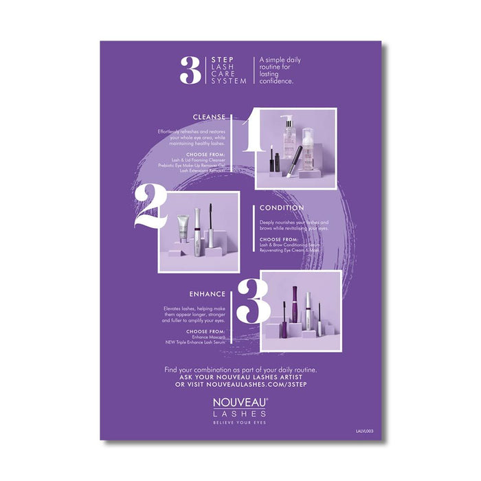Nouveau Lashes | LVL Aftercare Cards