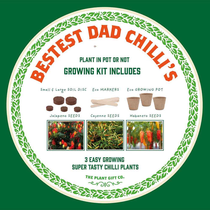Number One Dad Chilli Growing Kit by The Plant Gift Co. &Keep