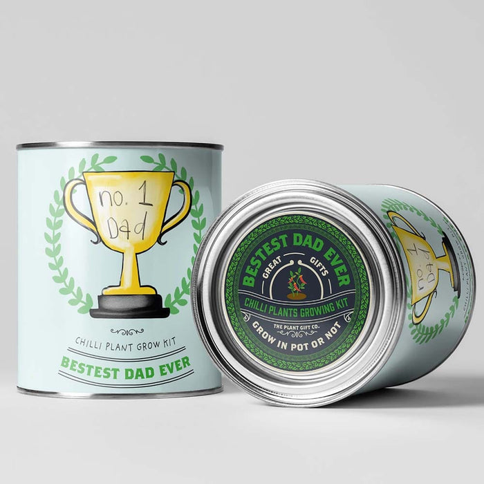 Number One Dad Chilli Growing Kit by The Plant Gift Co. &Keep
