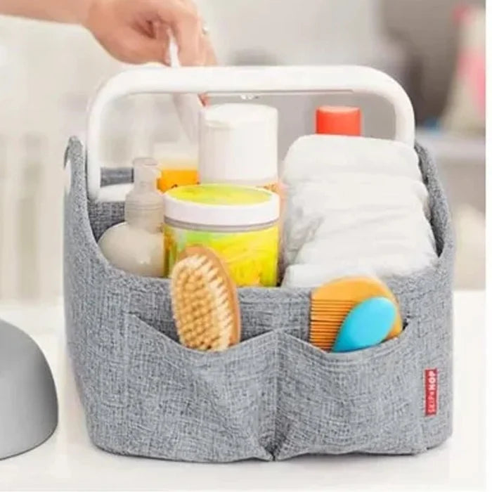 Nursery Light-Up Baby Diaper Caddy Organizer with Touch Sensor