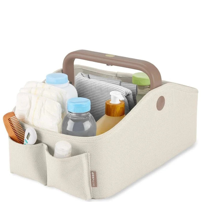 Nursery Light-Up Baby Diaper Caddy Organizer with Touch Sensor